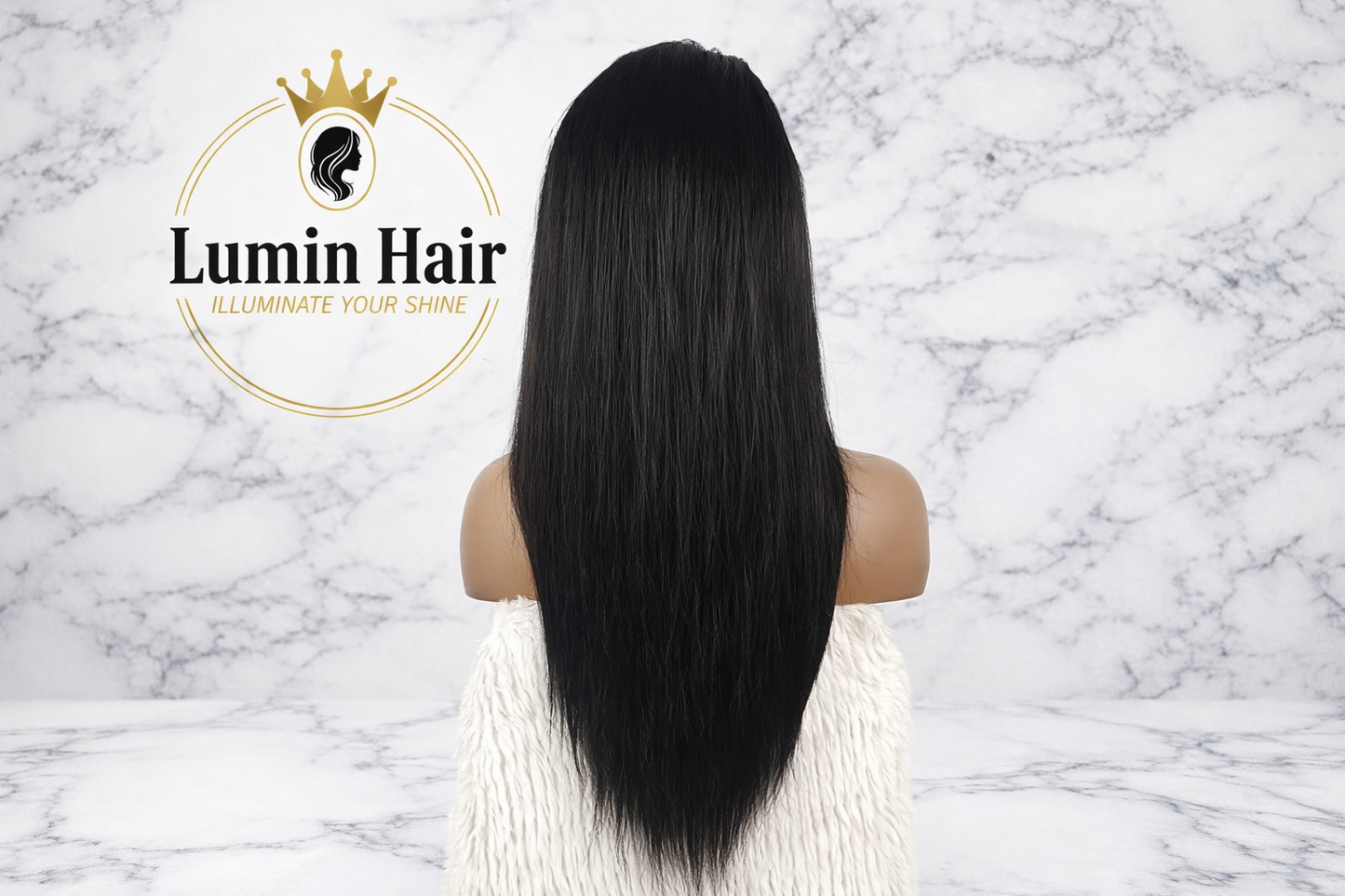 LuminHair™ | Brazilian Straight Lace Front Wig – 13x4 | 50.8cm