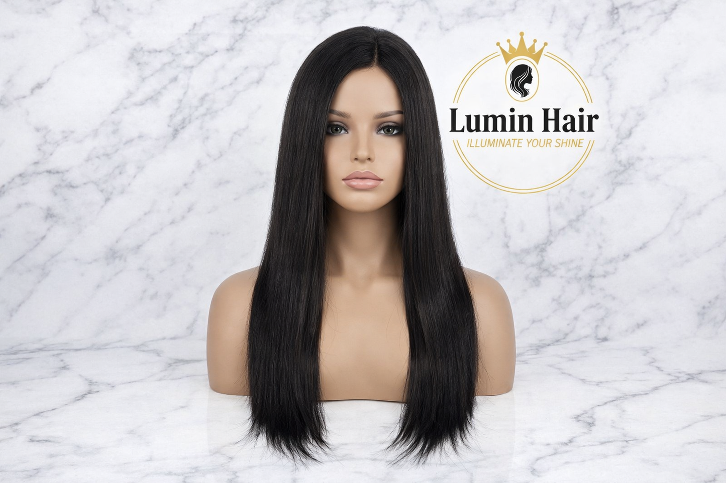 LuminHair™ | Brazilian Straight Lace Front Wig – 13x4 | 50.8cm